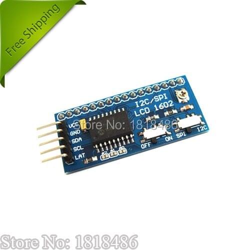 Free Shipping! I2C / SPI character LCD backpack LCD1602 / LCD2004