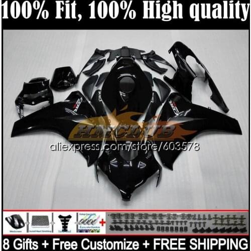 Injection For HONDA CBR1000 RR CBR 1000RR 48CL.1 CBR1000RR 08 09 10 11 CBR 1000 RR CC 2008 2009 2010 2011 Fairing Glossy black