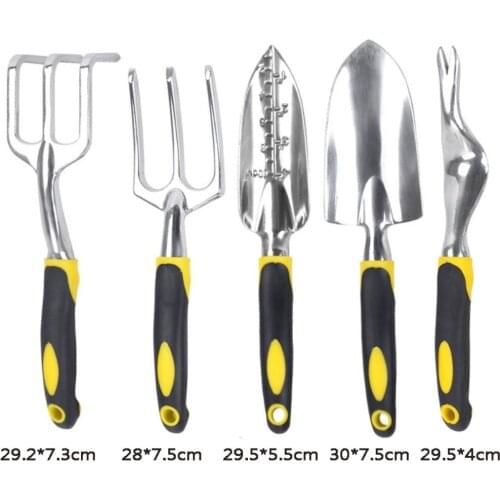 7Piece Planting Tools Gardening Bonsai Pruning Shears Shovel Rake Gardening tools Set Garden Lawn Farmland Transplant Cultivator