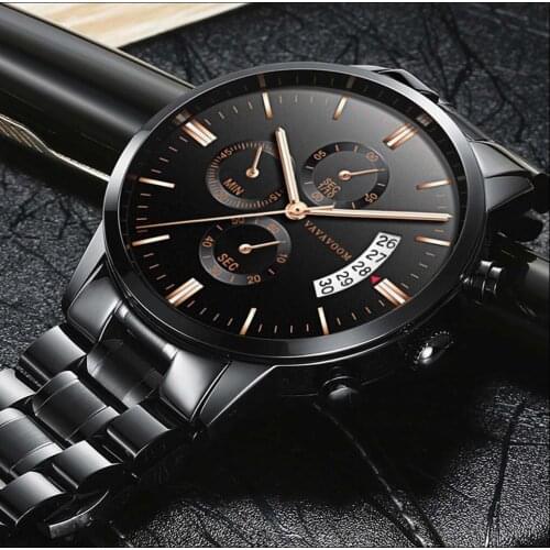 Lecopike Mens Stainless Steel Watch