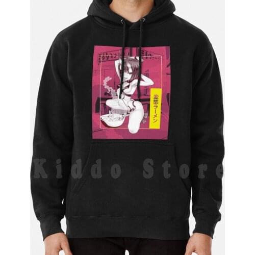 Oni Ramen Shop Alt hoodie long sleeve Hentai Manga Doujin Doujinshi Lewd Oppai Waifu Sexy Boobs