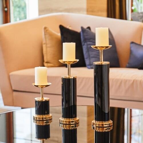Ever Light Metal Candle Holders Candlestick Luxury Simple Modern Decorative Lamp Ornaments For Wedding Ceremony