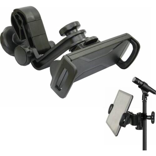 Microphone Music Stand for iPad / Kindle Tablet Smartphone-Fits Devices from 6-11 inch