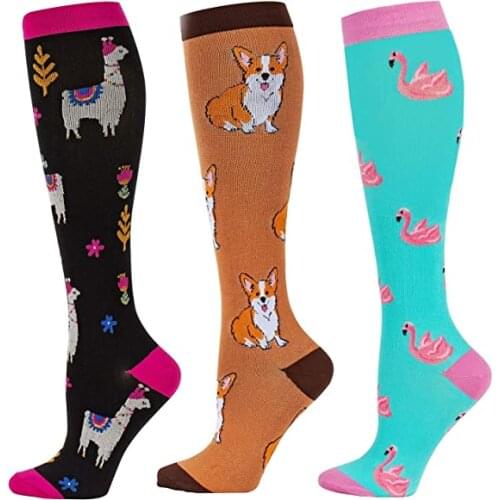 Unisex Compression Socks Running Marathon Sport Socks Best Graduated Nurse For Edema Diabetes Varicose Veins Plantar Fasciitis