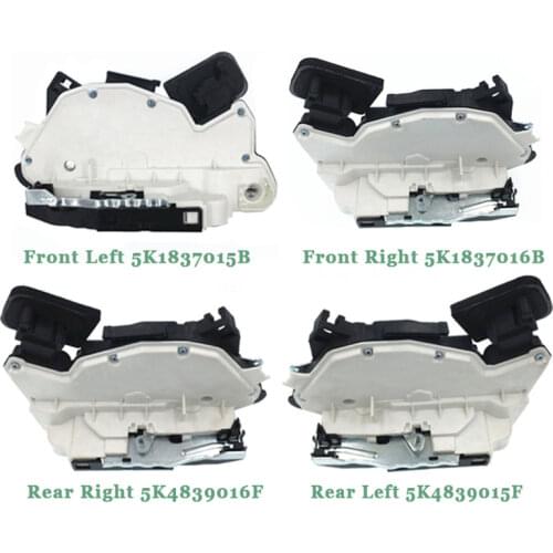 New Front Rear Right Left Door Lock Actuator 5K1837015B 5K1837016B 5K4839015F 5K4839016F For Volkswagen Golf Etta Polo Skoda