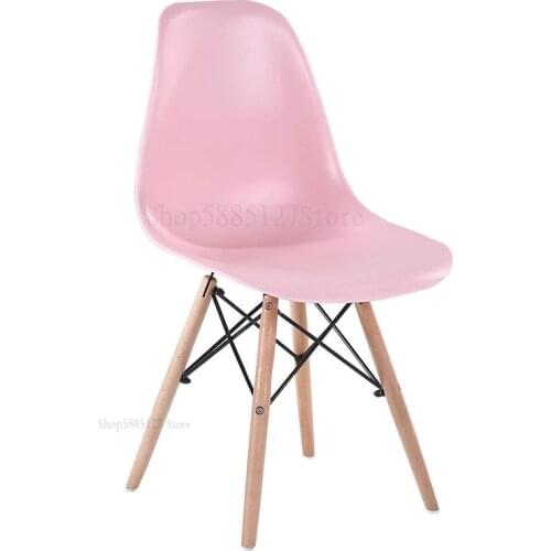 Dining Chair Home Chair Computer Desk Chair Plastic Back Chair Modern Simple Creative Office Chair Negotiation Chair