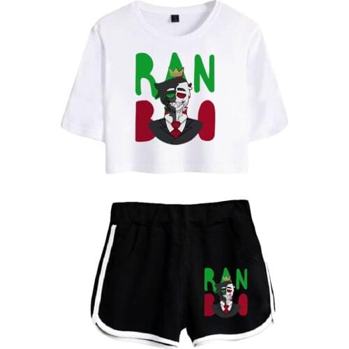 Ranboo Shirt Shorts Suits Casual Cool Summer Fashion Set