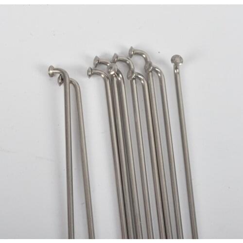 40Pcs/lot E-bike Spokes 12G 2.5mm diameter Bicycle Spokes length 105~155mm + Nipple Sliver color