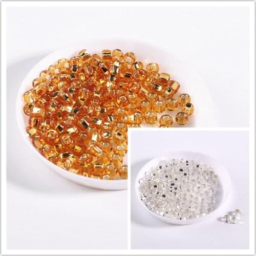 10g 2mm/3mm/4mm Glass Seed Beads Square Spacer Glass Beads For Jewelry Making Handwork Tailor Diy Lentejuelas Bracelets Necklace