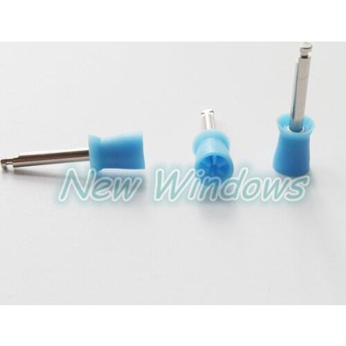 Dental Lab 2BOX/200Pcs Dentist Latch type Polishing Polisher Cups Blue For Dentistry Clinic