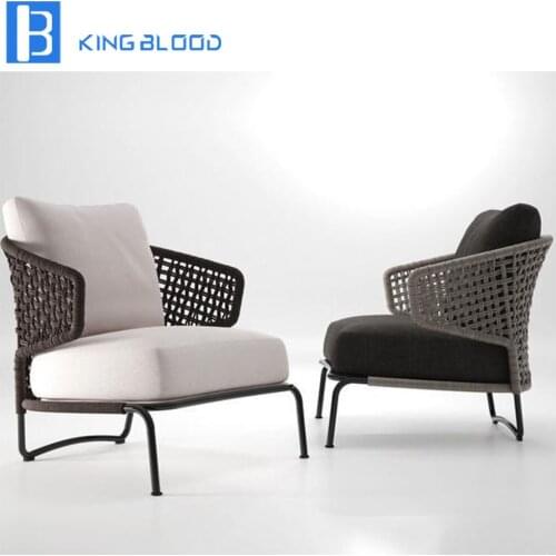 Rope Style Light Rattan Chair