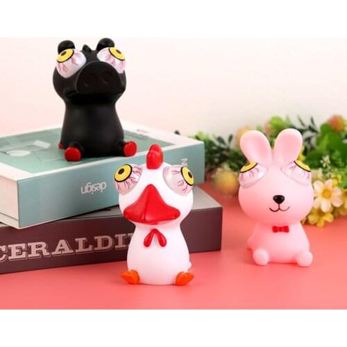 Creative Decompression Toys Venting Luminescent Toy Squeezing Eye Bursting Doll Venting Ball Funny Pranks Gifts Toy