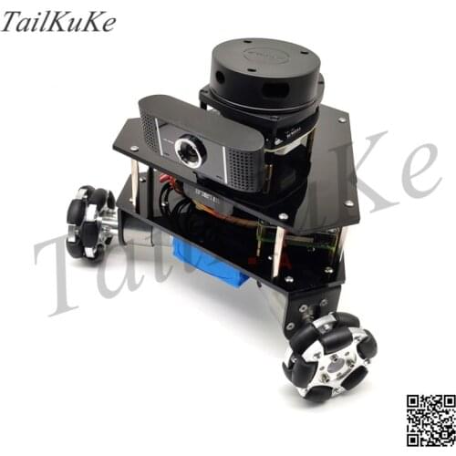 Omnidirectional mobile ROS robot intelligent car lidar navigation 4B