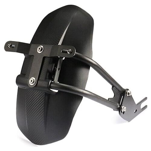 Rear Fender Mudguard Wheel Cover Splash Guard with License Plate Bracket Motorcycle For Kawasaki NK150 NK250 Ninja