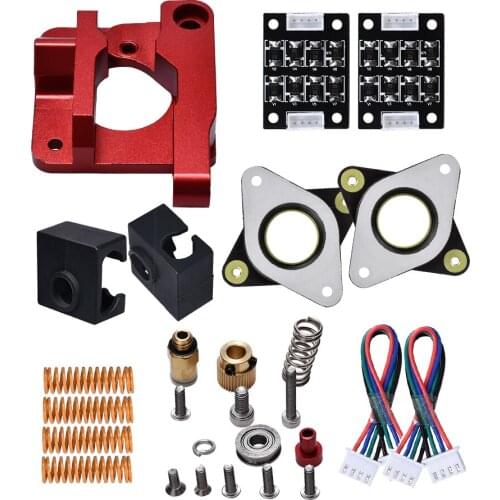 3D Printer Parts MK8 Extruder Upgrade Kit Stepper Motor Damper Silicone Sock Smoother Module Spring 1.75MM For ender3 CR10 CR10S