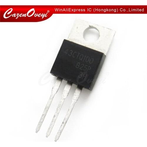 10pcs/lot 43CTQ100 TO-220 100V 43A new original In Stock