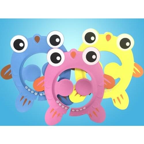 2018 Hot Shampoo Cap Baby Bath Visor Hat Adjustable Baby Shower Protect Eye Water-proof Splashguard Hair Wash Shield For Infant