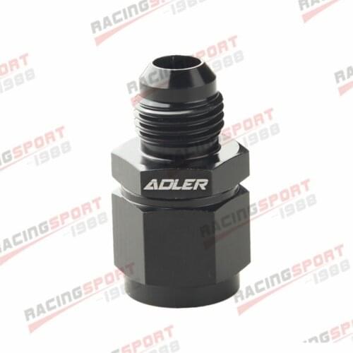 AN6 AN-6 To M16 x 1.5 Aluminum Fuel Oil Hose Fitting Adapter Black