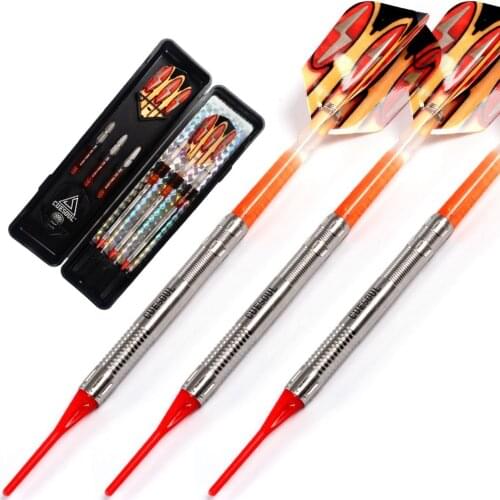 CUESOUL New Darts!!! 18 Gram Tungsten Sofy Tip Darts With PC Dart Shaft