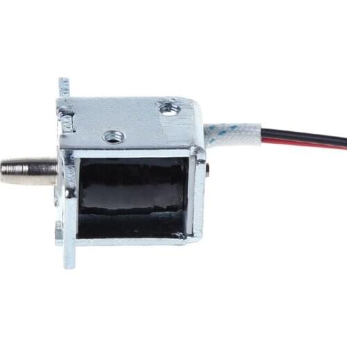 DC 12V 0.5A Mini Electric Magnetic Cabinet Bolt Push-Pull Lock Release Assembly Solenoid Access Control R9UA
