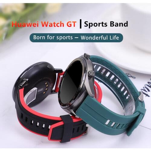 Huawei Watch GT 2 strap for Samsung Galaxy watch 46mm Gear S3 Band Sport silicone 22mm watch band bracelet Gear S 3 46 watchband