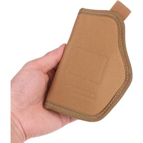 Holster Concealed Soft Comfort Nylon Metal Clip Tactical Waist Sleeve Right Hand Type Revolver Glock Colt