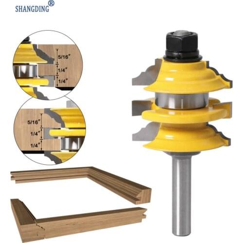 8mm Handle Single Only Huxisun Combine Knife Carpentry Milling Cutter Cabinet Door Knife Glass Doors And Windows Knife Carpentry