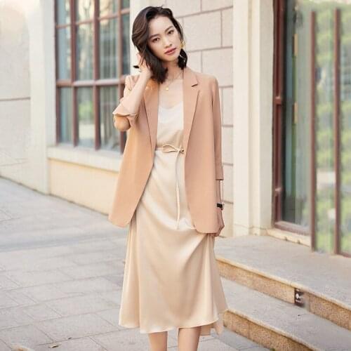 Trendy Clothes For Women 2021 Dress Suits 2 Piece Set Elegant Office Ladies Korean Spring Autumn Fall Work Wear Female Plus Size