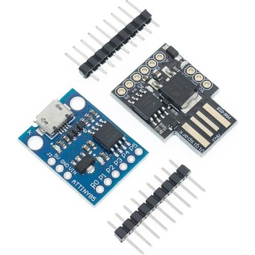 Blue Black TINY85 Digispark Kickstarter Micro Development Board ATTINY85 module for Arduino IIC I2C USB