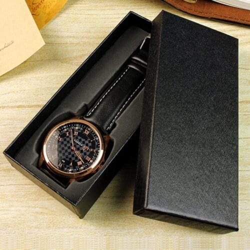 Dropshipping Gift Watch Box Packaging Long Design Durable Fashion Storage Case For Wedding Party