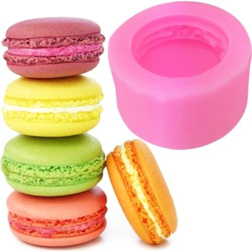 Macaron Silicone Molds Fondant Cake Mold Chocolate Soap Mould Kitchen Baking Decorating Cake Tools Polymer Clay Molds