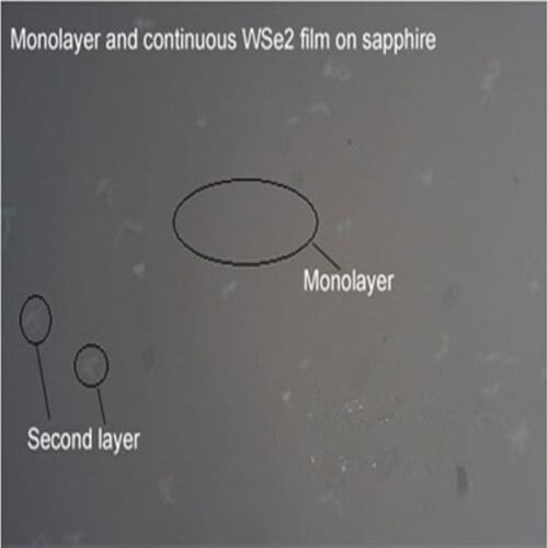 Tungsten selenide 07: ITO substrate WSe2