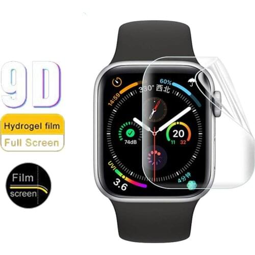 Watechgy Smart Watch 2020 Full Cover Protective Screen Protector Clear Film Hydraulic Film for Iwatch 3 2 38 42MM 5 6 40mm 44MM