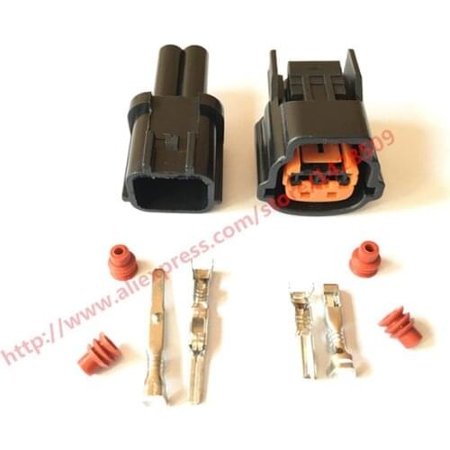 5 Set Kit 2 Pin Female And Male Auto Connector Electrical Plug Housing 6098-0137