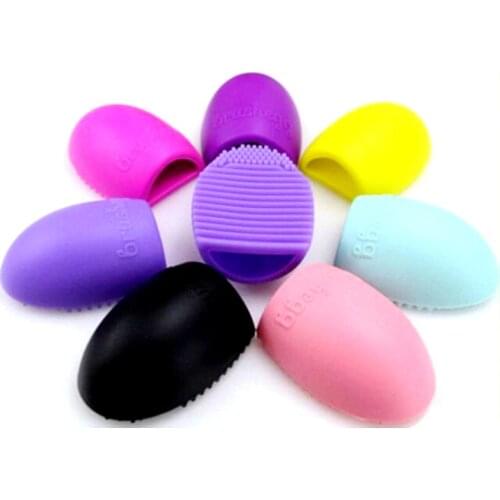 1pc Silicone Makeup Brush Cleaner Make Up Washing Brush Washing Cosmetic Foundation Makeup Brush Cleaner Pad Scrubber Board Tool