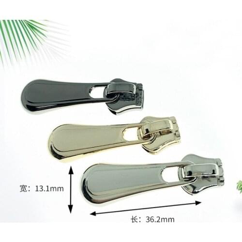 10 Pieces 13*36.2MM Luggage Handbags Metal Locomotive Zipper Pull Hardware Accessories Thick Arc Zipper Puller Zip Sliders Metal