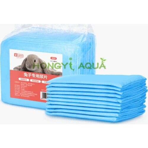 10 pieces/lot Rabbit supplies Small pet rabbit urine pad Disposable product Thickened deodorizing absorbent diaper