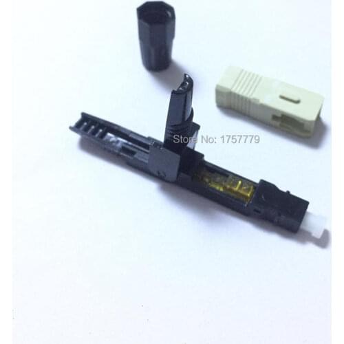 100pcs/lot embedded type SC multi-mode 50/125 fast connectorSC fiber optic connector quick connector Splice