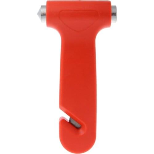 2 in 1 Car Emergency Safety Escape Hammer Glass Window Breaker Cutter Tool