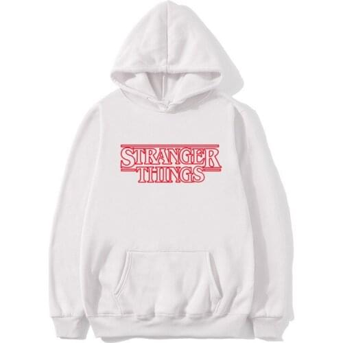 2020 Trendy Faces Stranger Things Hooded Mens Hoodies Sweatshirts Oversized For Women/Men With Streetwear Hip Hop Hoodies Men