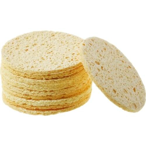 2020 New 10pcs High Temperature Resistant Heatstable Solder Thick Sponge Soldering Welding Accessories Soldering Iron Cleaning