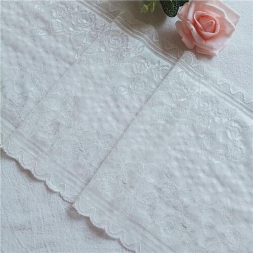 21CM Soft Elastic Embroidered Lace Ladies Underwear Decoration Handmade DIY E1460 18-1
