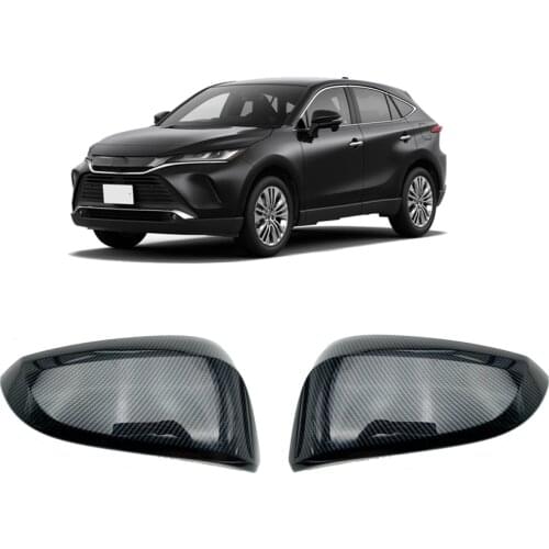 Accessories For Toyota Harrier Venza XU80 2020 2021 Rearview Side Mirror Cover Cap Car Styling