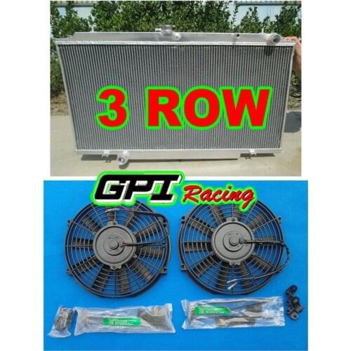 Aluminum Radiator & fan for Nissan PATROL Y61 GU 4.2L TD Diesel 1997-2001 MT