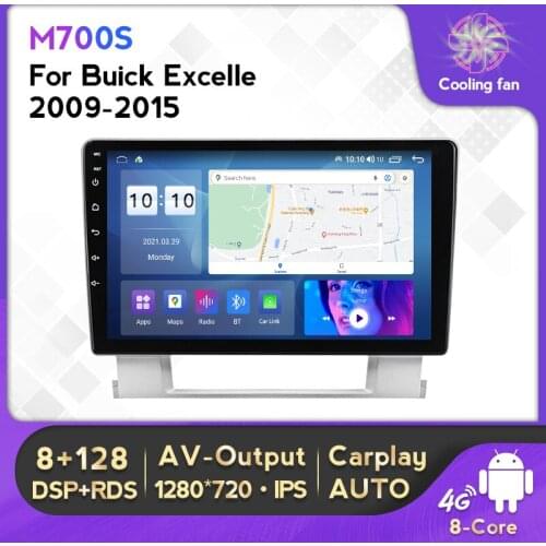 6GRAM + 128GROM Car Multimedia Radio Player Android 10 GPS For Buick Excelle 2 2009 - 2015 For Opel Astra J 2009 - 2017 No dvd