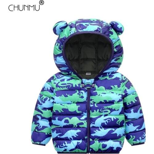 Childrens Jacket for Girls Jacket Kids Boys Christmas Coats Fashion Graffiti Hooded Spring Autumn Baby Girls Infant Clothing