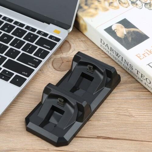 Dual Micro USB Charger Durable Charging Dock Charging Station For PS4 Controller Useful Video Game Accessories
