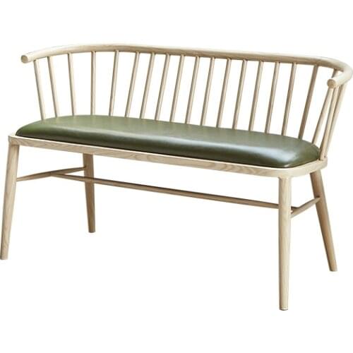 Nordic Leather Art Living Room Sofas Double Wooden Art Outdoor Sofa Couch Home Furniture Sofa Bed