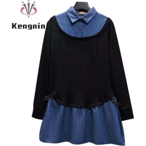 Kengnin Womens Denim Shirts