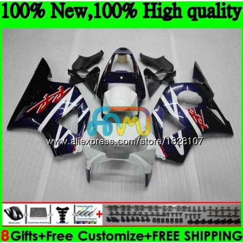 Body For HONDA CBR 954RR 900RR CBR 900 954 RR 02 03 106BS.14 CBR900 CBR954 RR CBR954RR CBR900RR Dark blue hot 2002 2003 Fairings